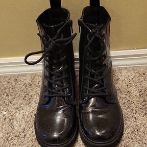 Art Class Black Lace-Up Women's Boots Size 5